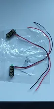 Voltímetro Digital LED para coche, Detector de voltaje, Panel de prueba, DC 0V-100V, 0,28 pulgadas, 12V, 24V, rojo, verde, azul y amarillo