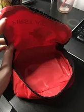 Estuche para botiquín de primeros auxilios, 0,7 L, PVC rojo, para exteriores, Camping, supervivencia en emergencia, bolsa vacía, bolsa de almacenamiento impermeable para medicamentos, 11*15,5*5cm