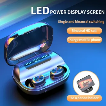 

audifonos Bluetooth Earphone Ear buds Touch Earphones Stereo Sport Music Waterproof LED Display Earbuds Gaming headset With Mic
