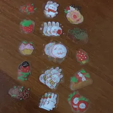 VanYi-adhesivo de papelería Kawaii, pegatinas coreanas de escritorio, dibujos animados, pegatina decorativa para uso diario, 45 Uds./PVC