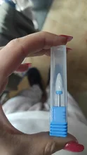 Fresas de cerámica para manicura, cortadoras de brocas para máquina de manicura, limas eléctricas para uñas, 1 Uds.