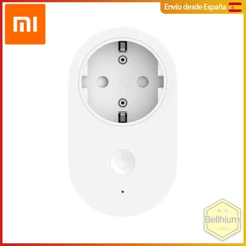 

XIAOMI Mi Smart Plug - Enchufe inteligente para dispositivos Android o iOS, controla con Alexa o Google Home, con interruptor