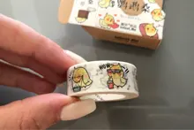 Cinta adhesiva decorativa con gatos y animales adorables, cinta adhesiva, decoración Diy, pegatina para álbum de recortes, artículos de papelería con etiquetas