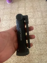 Linterna LED COB recargable por USB, luz de inspección de trabajo, 5 modos, luz trasera magnética, diseño, linterna para colgar, resistente al agua