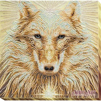 

Av-683 set for embroidery with beads 'head' 31*31 cm