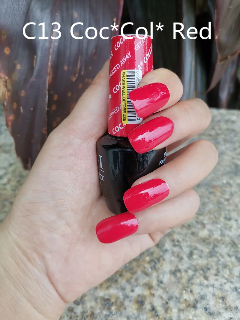 C13 CocaColao Red15ml УФ светодиодный Гель-лак постоянный стойкий блеск тенты для дизайна