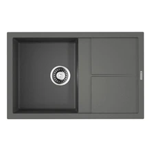 Мойка для кухни Omoikiri Sumi 79-PL Tetogranit(Платина)(Ударопрочная, сливные желобки, устойчива к царапинам