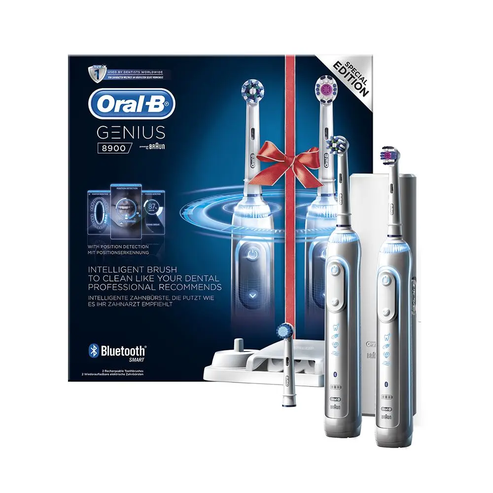 

Oral-B GENIUS 8900 Electric Rechargeable Two Handle Pack EU PLUG 220-240V