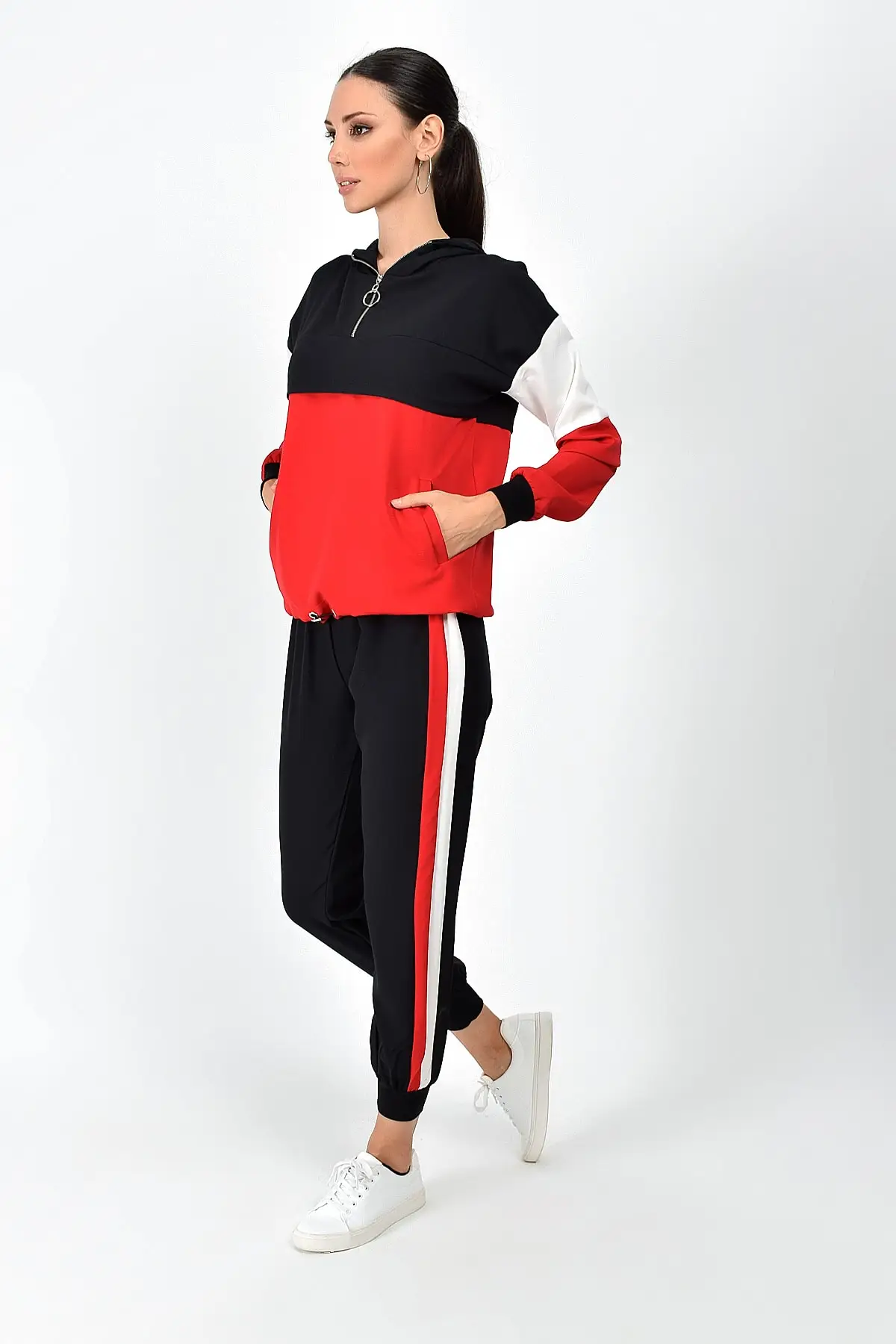 Хлопковый женский костюм-двойка Hurrem Garnili Pant+ Sweat 9361694