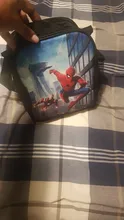 Bolsa de almuerzo de superhéroe de Disney para niños y niñas, bolsa térmica portátil con estampado de dibujos animados de SpiderMan, para Picnic, escolar