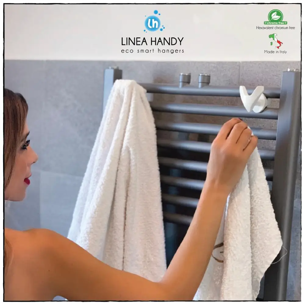 Couple of pegs "Vip" for bathroom radiators. Innovative towel holders, fix it in 30 sec.(no holes on the tiles, no glue needed