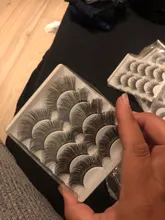 Pestañas postizas suaves 3D, pestañas largas y gruesas finas tupidas, hechas a mano, suaves, maquillaje para pestañas, herramientas de extensión, 5 pares