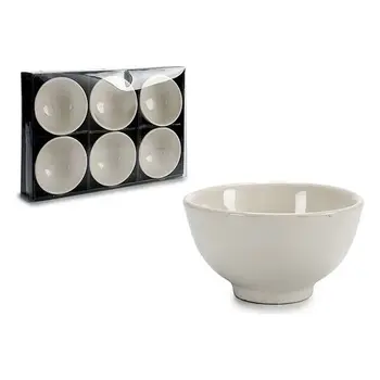 

Set of bowls White Porcelain (6 Pieces) (11 x 5,5 x 11 cm)