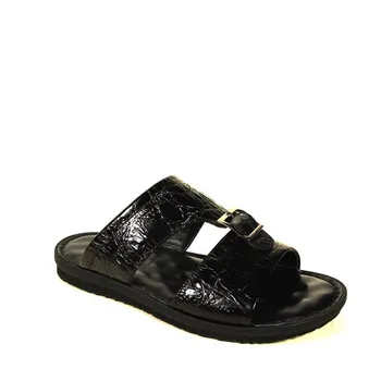 

Forelli Male Genuine Leather Black Slippers 49226 Made in Turkey Sneaker Slipper Sandal Anatomical Shoes Expert