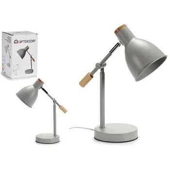 

Flexo/Desk lamp Grey Wood Metal (15 x 36 x 32 cm)