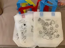 6Pcs Antistress Puzzles Educational Toy for Children DIY Eco-friendly Graffiti Bag Kindergarten