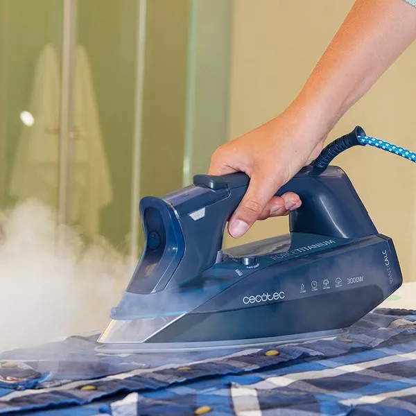 Паровой утюг Cecotec Forcetitanium 720 Smart 300 мл 3000 Вт синий