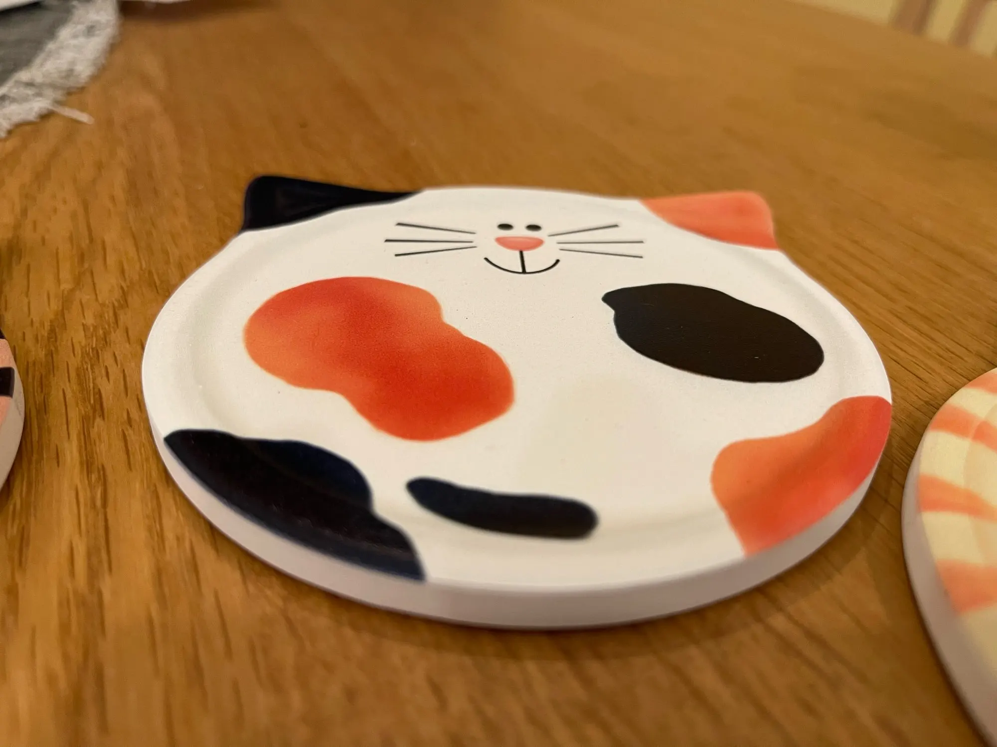 Ceramic Cat Coaster for drinks4