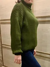 Tops Pullovers Neck-Sweater Turtle Cashmere Elegant Thick Korean Hirsionsan Warm New