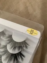 5/8 pares 3D visón pestañas 20mm pestañas 3D de pestañas falsas naturales NATURALES DE Pestaña de visón extensión belleza maquillaje pestañas