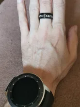 Letdiffery genial de acero inoxidable giratoria anillo de Spinner de calidad cadena Punk joyería de las mujeres para regalo de fiesta