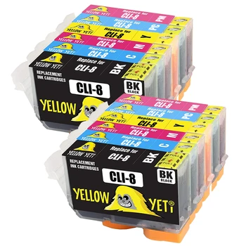 

12pcs Ink Cartridge CLI8 CLI-8 for Canon Pixma MP950 MP960 MP970 iP6600D iP6700D iP7600 Pro 9000 printer
