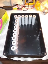 Caja de plástico para electrónica, caja de instrumentos para proyectos eléctricos, carcasa de empalme, impermeable, color negro