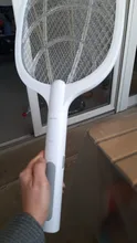 Raqueta antimosquitos eléctrica de 3000V, lámpara UV, USB, 1200mAh, recargable, para verano