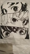 Camiseta de Anime japonés Demon Slayer Kimetsu No Yaiba, camiseta Harajuku de Hip Hop, camisetas holgadas de manga corta para mujer