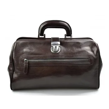

Leather doctor bag medical bag handbag ladies men leather bag vintage medical bag retro doctor bag luxury bag dark brown