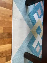 Alfombra moderna China para sala de estar, tapete para dormitorio de niños, mesa de café, alfombra geométrica para sala de estar, alfombra de vórtice, 1314