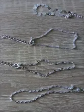 4 unids/set 2019 nueva Bohemia pulsera de oro multicapa moneda plateada pulseras de cadena para las mujeres pie cadena pulseras joyería