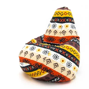 Armchair bag pear Oxford water repellent waterproof rainproof large soft frameless pouf ottoman for Home Cottage