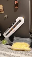 TINTON LIFE-sellador al vacío de alimentos con bolsas, rollos de plástico, bolsas de 5 tamaños para sellador de vacío de cocina para mantener la comida fresca