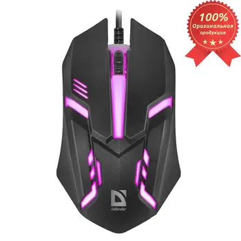 

Mouse Defender wire Cyber MB-560L 7 colors, 3 buttons, 1200dpi black