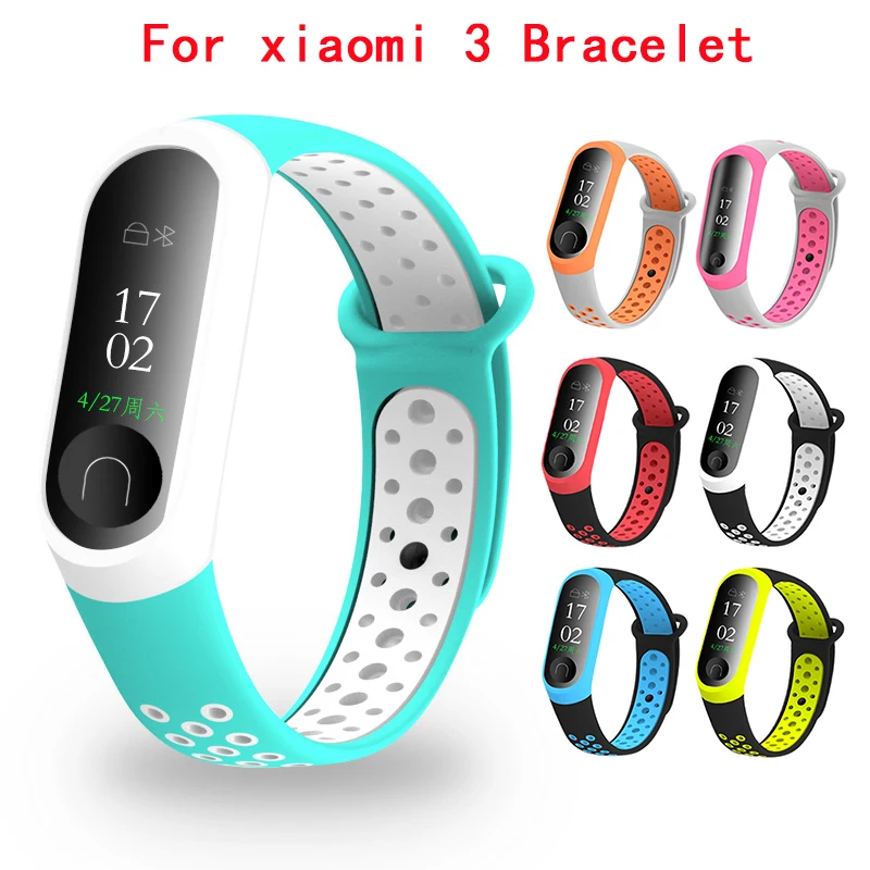 10 видов цветов браслет для часов проса 3 4 силиконовый смарт-спортивный Xiaomi Mi Band