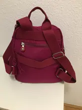 Mochila de Nylon impermeable para mujer, bolso de hombro femenino de moda, estilo Vitality juvenil, bolso escolar de viaje multifuncional