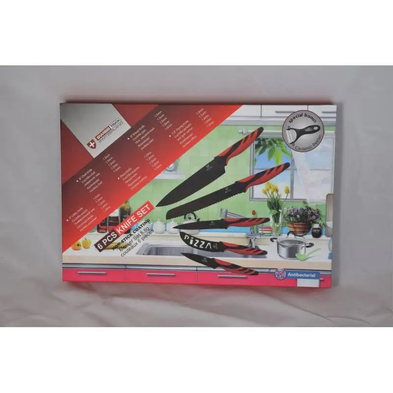 Ножи Swiss Touch ceramic liner 6 шт