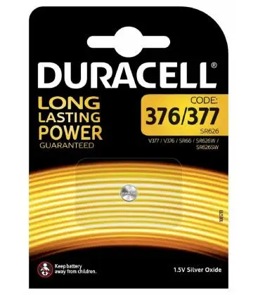 Pilas de boton Duracell bateria original oxyo Plata SR626SW блистер 10X Uds|Часовые батарейки| |