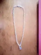 Cadena de eslabones Punk para mujer, colgante con candado de color dorado y plateado, joyería Punk