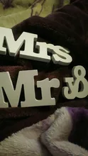 Letras del alfabeto para decoración de boda, palabra Mr & Mrs, decoración para fiesta de boda, mesa Vintage, decoración de centro de mesa