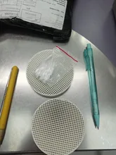 Laboratorio Dental, 2 bandejas de nido de abeja con 20 pines de circonio