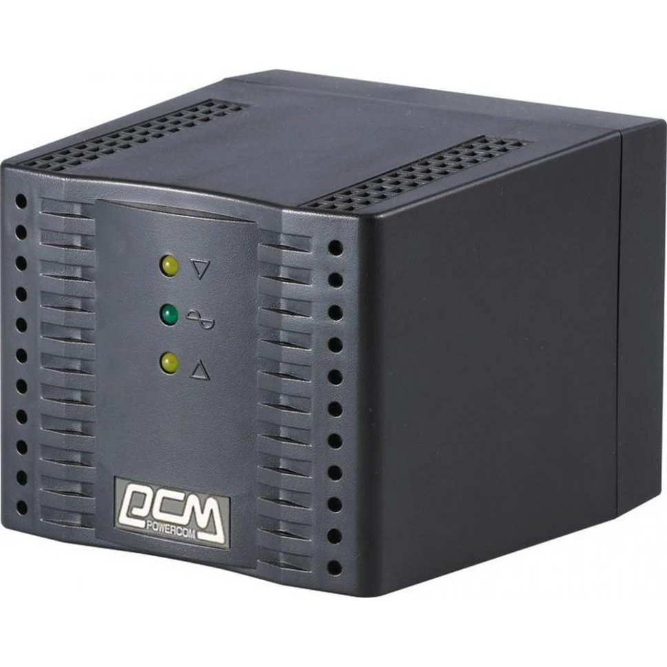Стабилизатор напряжения POWERCOM TCA-2000 BLACK (220V, защита от перегрузок)