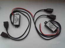 DC-DC de 12V a 5V, 3a, 15W, convertidor de potencia del coche, Micro Mini USB, fuente de alimentación de reducción de voltaje, adaptador de salida, baja protección automática de calor