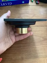 Tile Insert Drains Shower Brass-Material Balcony-Use Black Floor-Drain/bathroom Square