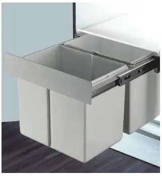 

Made hub TRASH DUPLO 1026, with lid MODULO-40 capacity 30LITROS. MEASURES 360x485x350mm