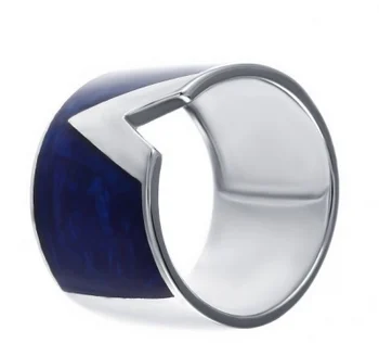 

Jay VI ring with silver enamel