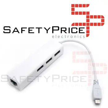 

Ethernet Hub LAN Hub Micro Usb Otg Raspberry Pi Zero Rpi Tablet Movil SP
