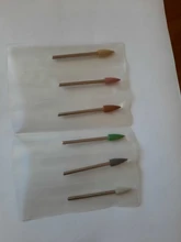 ERUIKA 6 unids/set de goma del taladro del clavo de fresado para manicura poco Flexible pulidora máquina Archivo de clavo eléctrico herramientas de arte