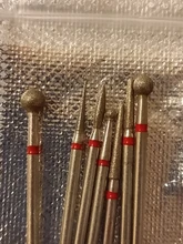 Juego de brocas de diamante para uñas, cortadores de manicura, piedra de cerámica de silicona, fresa eléctrica para máquina de manicura y pedicura, 6/7